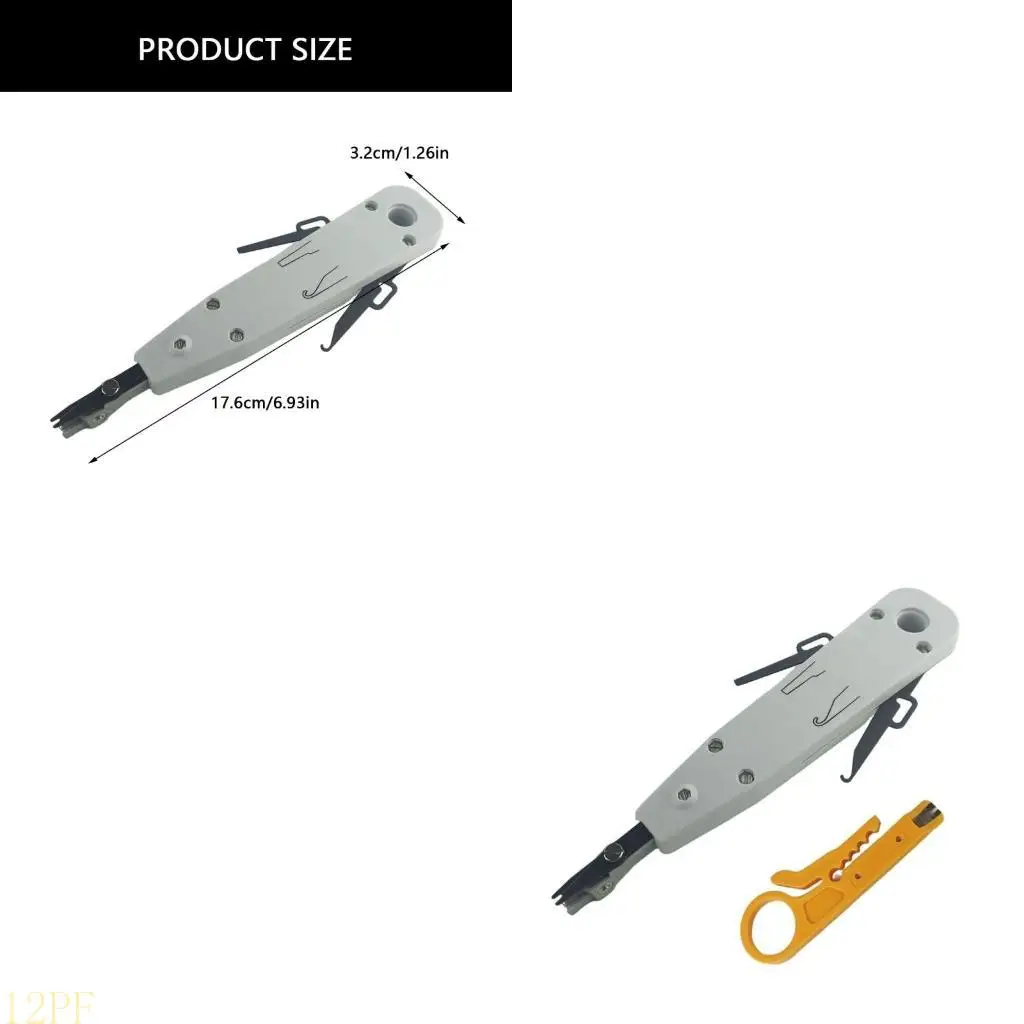 12PF Down Tool For Telecoms Phone RJ11 Impact Ethernet LAN Networking Cat5 RJ45 Cord Networking Socket Tool