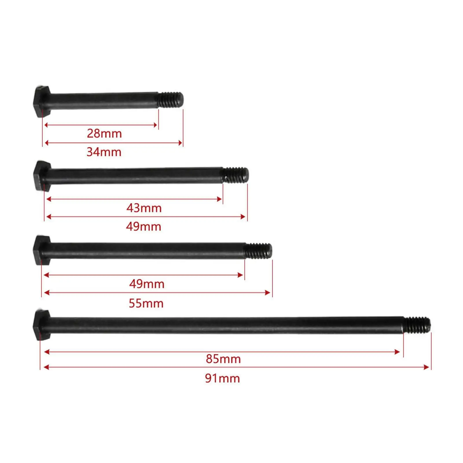 Exacpilles de bras A avant et arrière, pièces de rechange pour voiture inoler RC à échelle 1:5, accessoires durables, 20 pièces