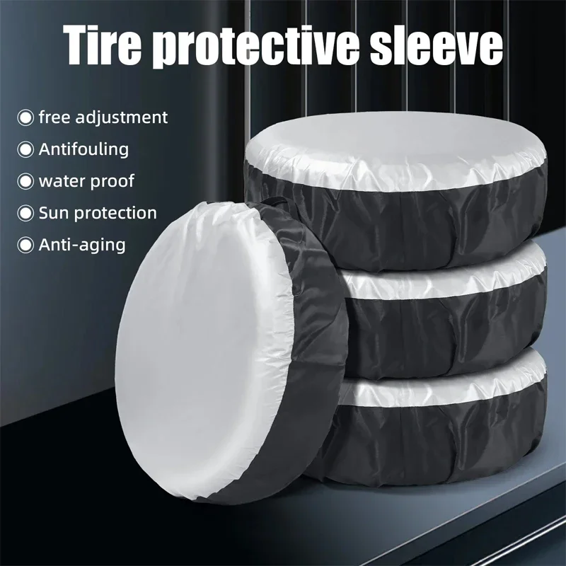 For Tesla Model 2 3 Y S X Cybertruck 4PCS Car Tire Cover Spare Wheel Dustproof Protector