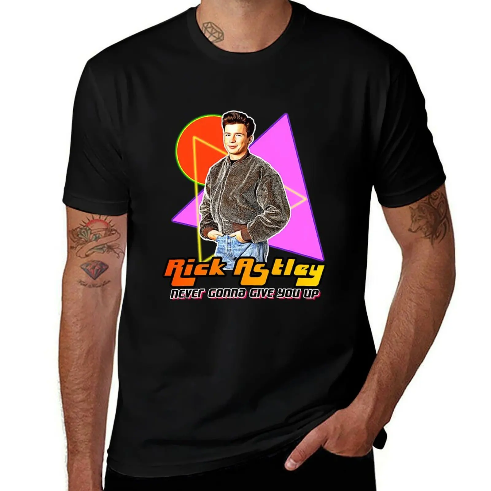 Rick Astley Rick Astleyyyy T-Shirt Moisture Control Sports Tee