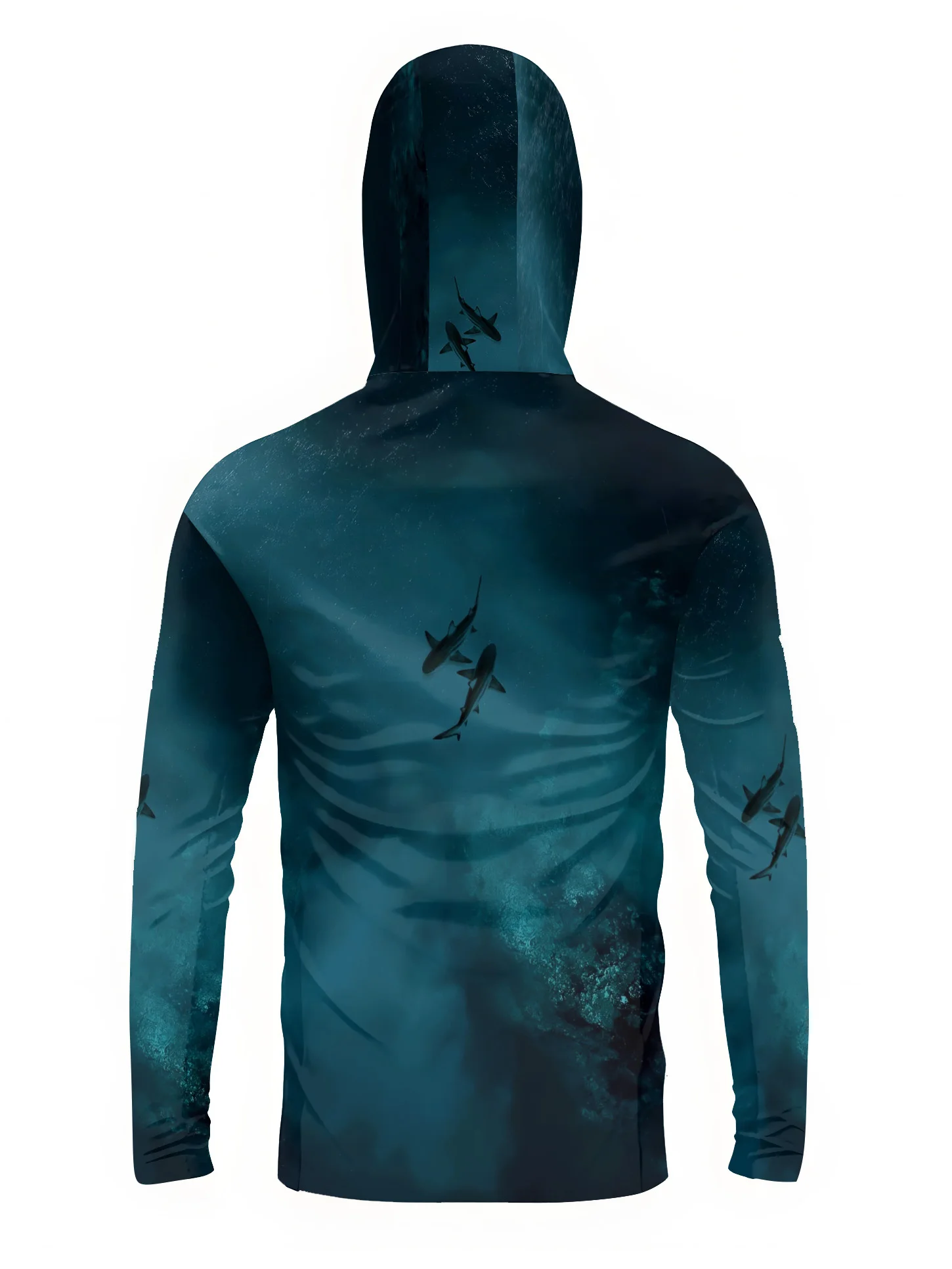 2026 Summer New Style Men's Long-Sleeved Shirt with 3D Small Fish Pattern Print for Sporty and Casual Wear Comfortable and Soft - view 5