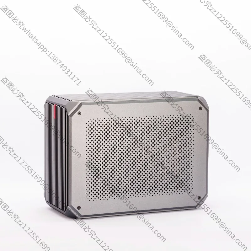 Suitable for In-line Mecha ITX Chassis SFX Game Water-cooled Aluminum Alloy Desktop Mini Tower Cooling Computer Shell HTPC