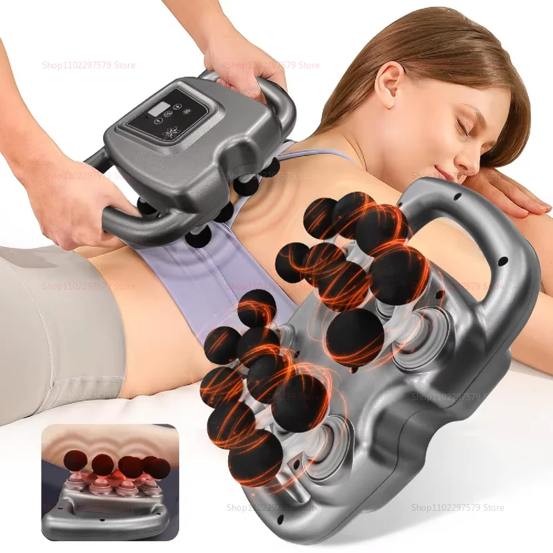 

Fascia Gun Muscle Massager High Frequency Back Body Waist Electric Massage Device for Shoulder Legs Pain Relief Recovery