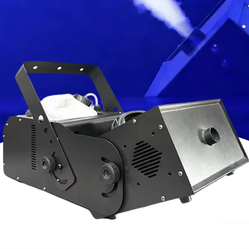 Fog Machine 2000W Multi Angle DMX512 Remote Manual Control 10m Spray Stage Party Smoke Machine for Christmas Halloween DJ Party