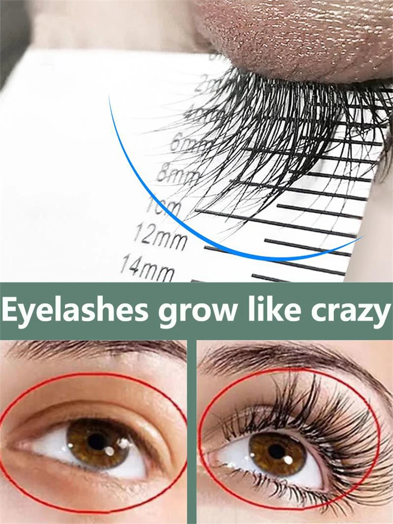 Siero per la crescita rapida delle ciglia 7 giorni Natural Eyelash Enhancer prodotti per il trattamento delle ciglia più spesse più piene trucco per la cura degli occhi