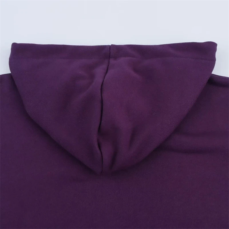 KEYANKETIAN خريف جديد المرأة عادية فضفاض رسالة مطبوعة البلوز مع الرباط مقنعين البلوز للنساء