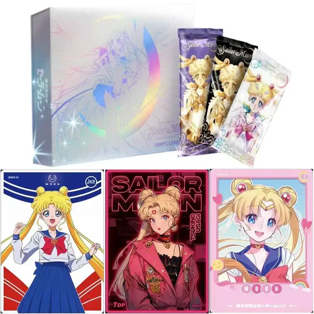 Sailor Moon Card 30th Anniversary Star Apocalypse Series Eternal Crystal Collection Cards Fantasy Magic Card Flash Card Toy Gift