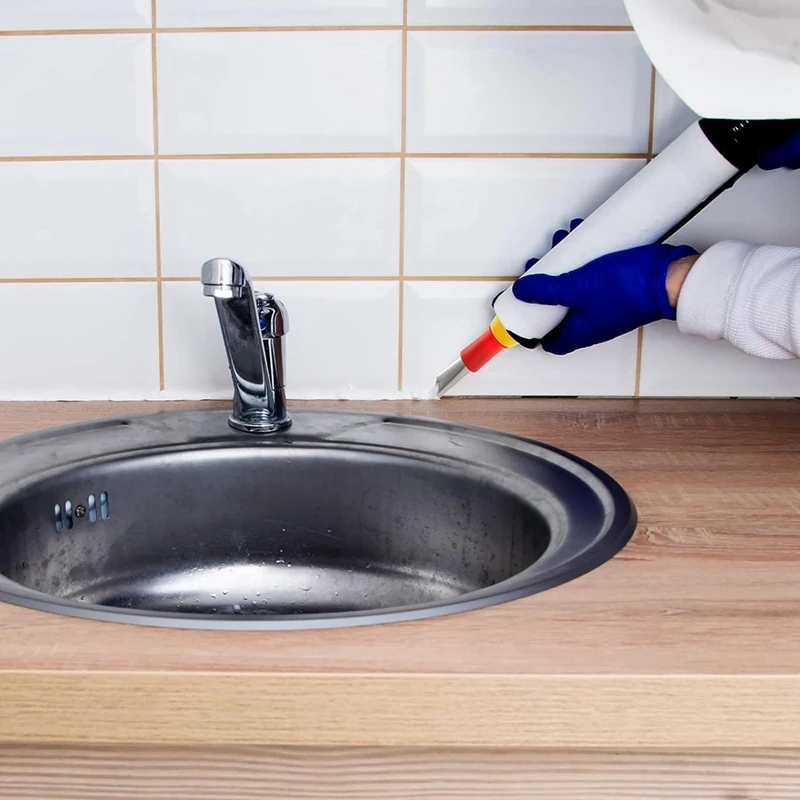 29PCS Universal Integrated Rubber Nozzle Tool Kit,Caulking Tips,Caulking Nozzles For Sausage Caulking Tools Durable Easy To Use