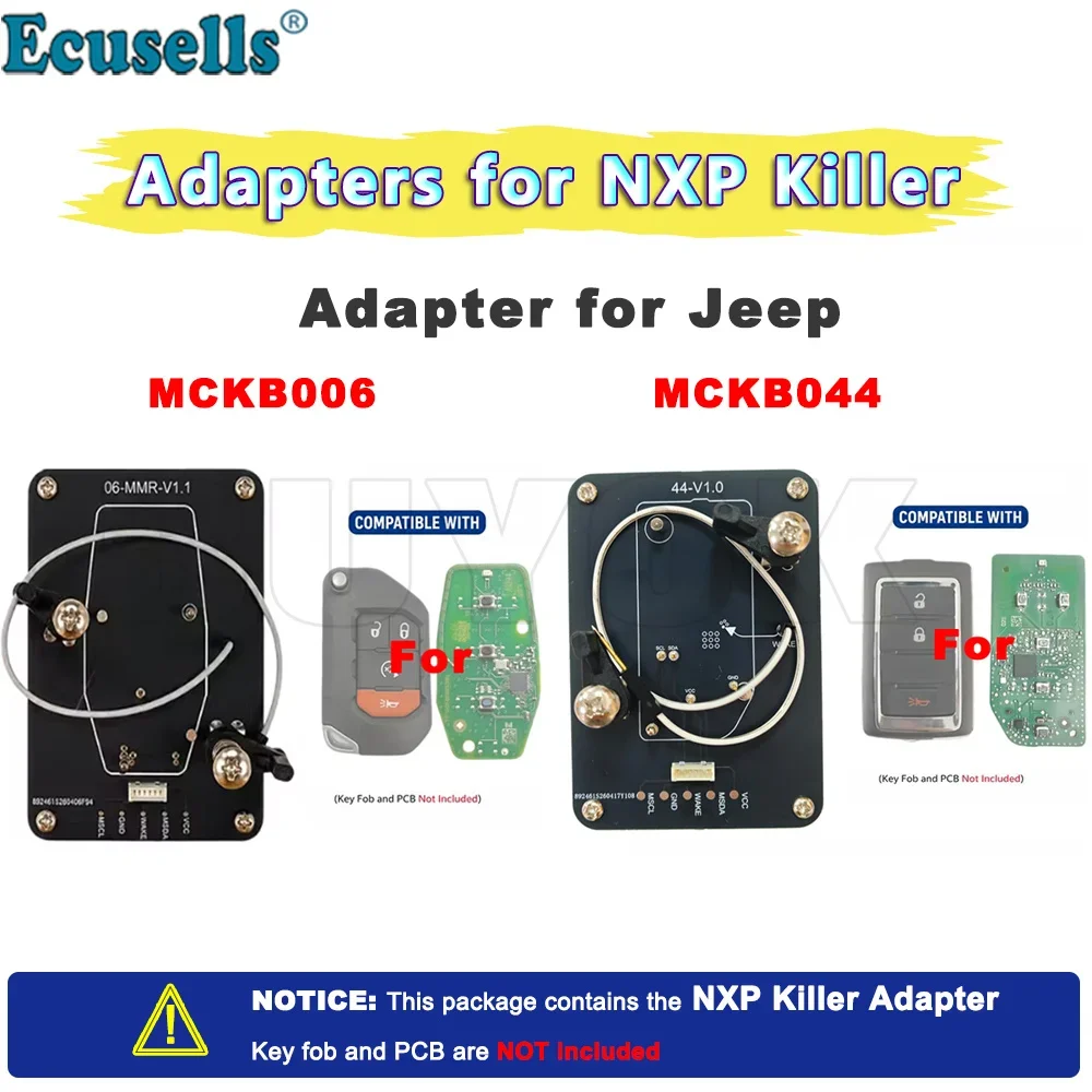 

CNP259 Solder-Free Adapters Base MCKB006 MCKB044 for Jeep Work with NXP Killer Support Unlock Adding for NXP NCF29XX Chip