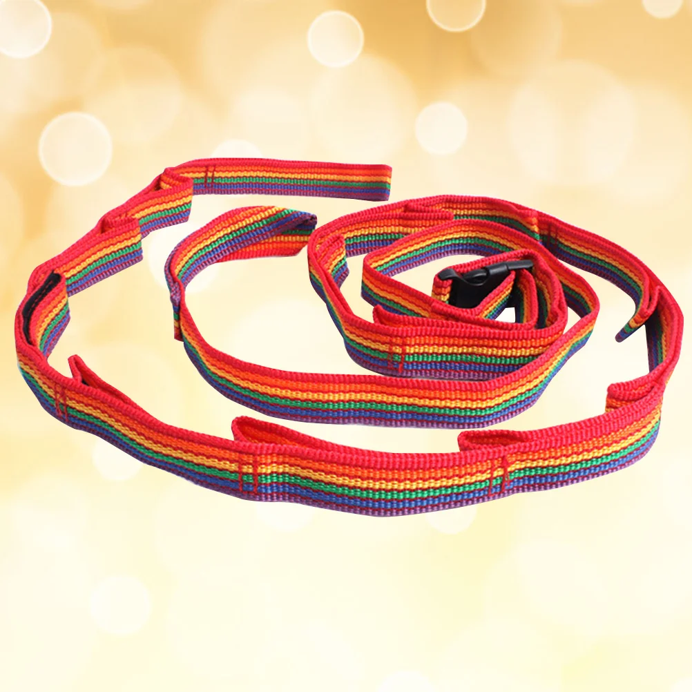 

Colorful Rainbow Lanyards Daisy Chain Rope Camping Tent Accessories Hang Kettle Cup Travel Outdoor Clothesline Hiking Tool