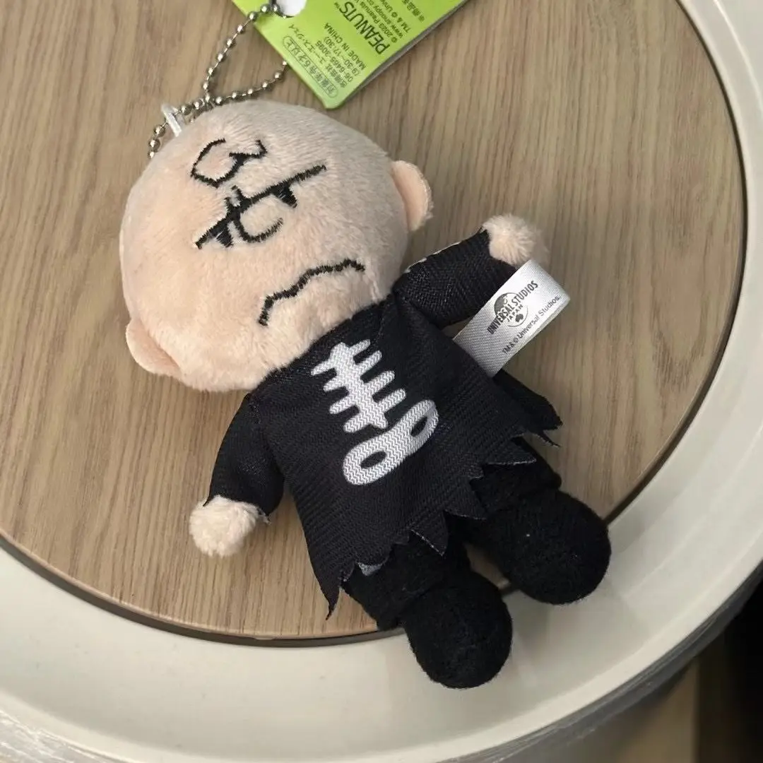 New Snoopy Charlie Plush Doll Peanuts Anime Halloween Doll Keychain Plush Doll Pendant Cartoon Cute Children Birthday Toy Gift