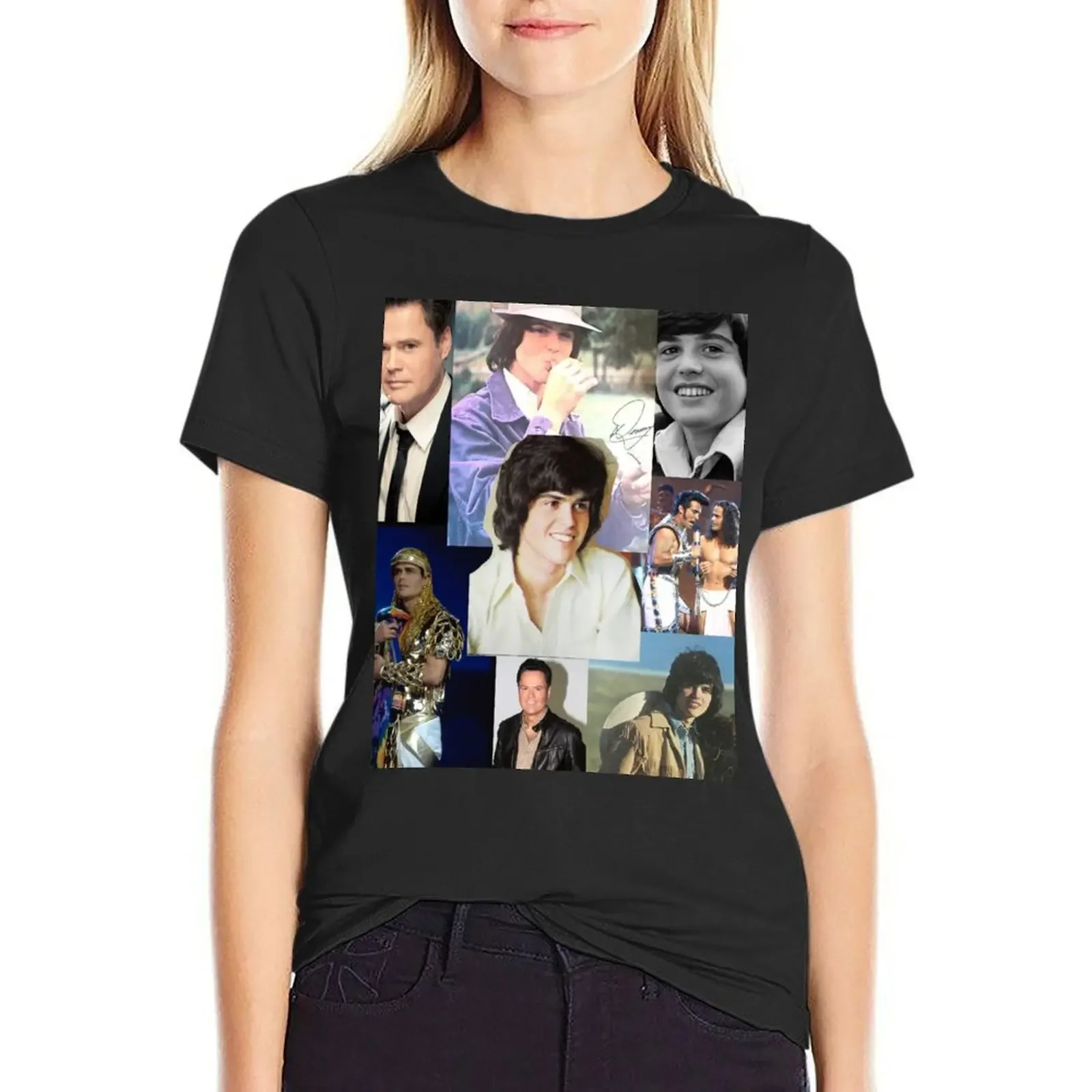 

Donny Osmond T-Shirt plus sizes Short sleeve tee cute tops customs design your own graphic t-shirts for Women