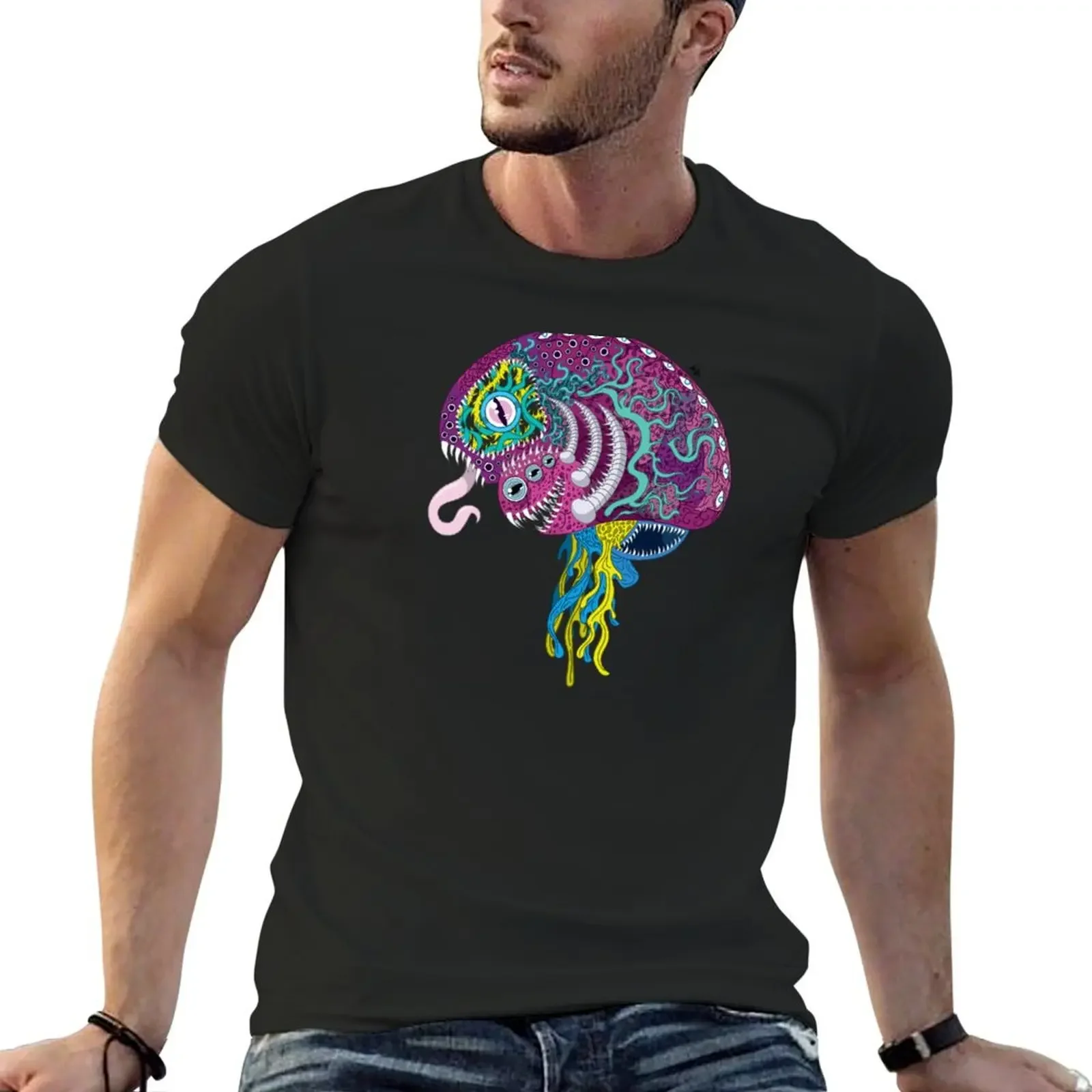 

Eldritch Brain T-Shirt customs aesthetic clothes hippie clothes black t shirts for men