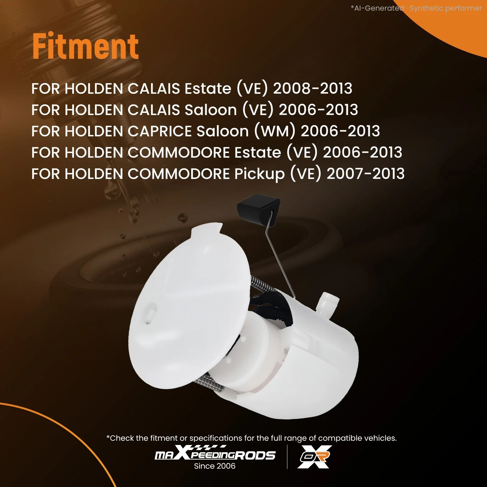 Fuel Pump Module for Holden VE Commodore Berlina Calais 3.6L 6.0L 2006-2009
