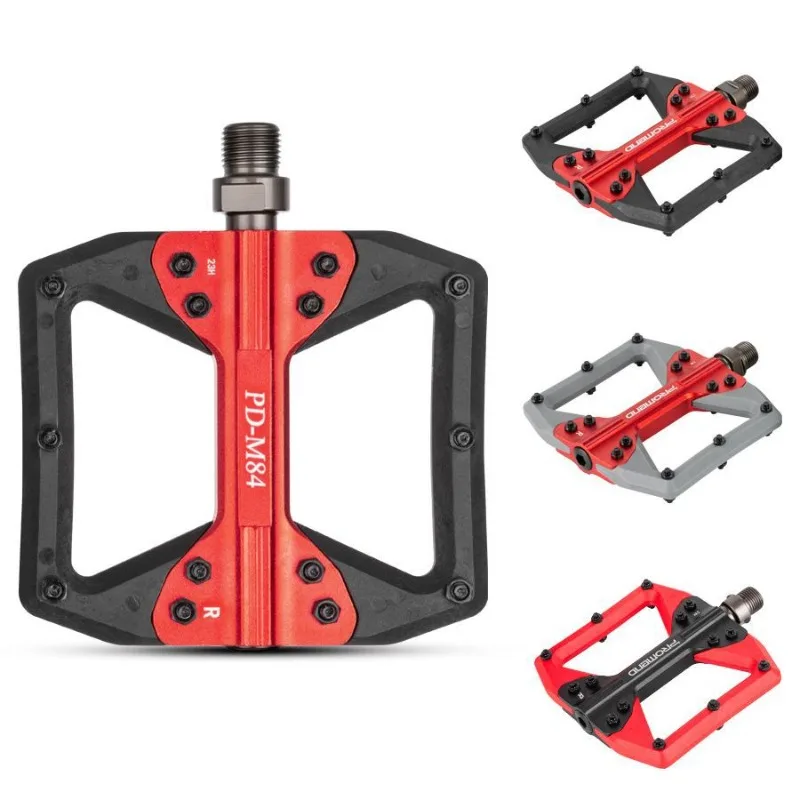 

PROMEND Bicycle Pedals Ultralight Seal Bearings Bike Anti-slip Cycling Nylon Road Mtb Flat Platform