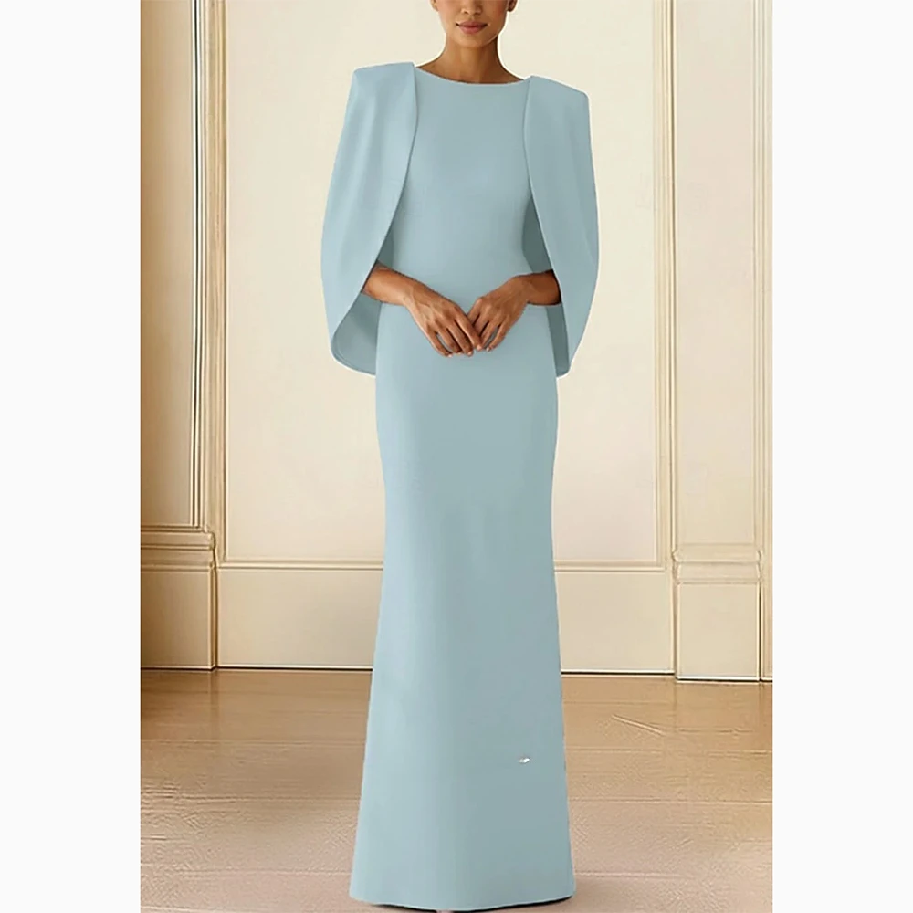 Simple Red Boat Neck Evening Dress Floor Length Lengant Formal Occasion Evening Gown Straight Party Dress Customized image 3