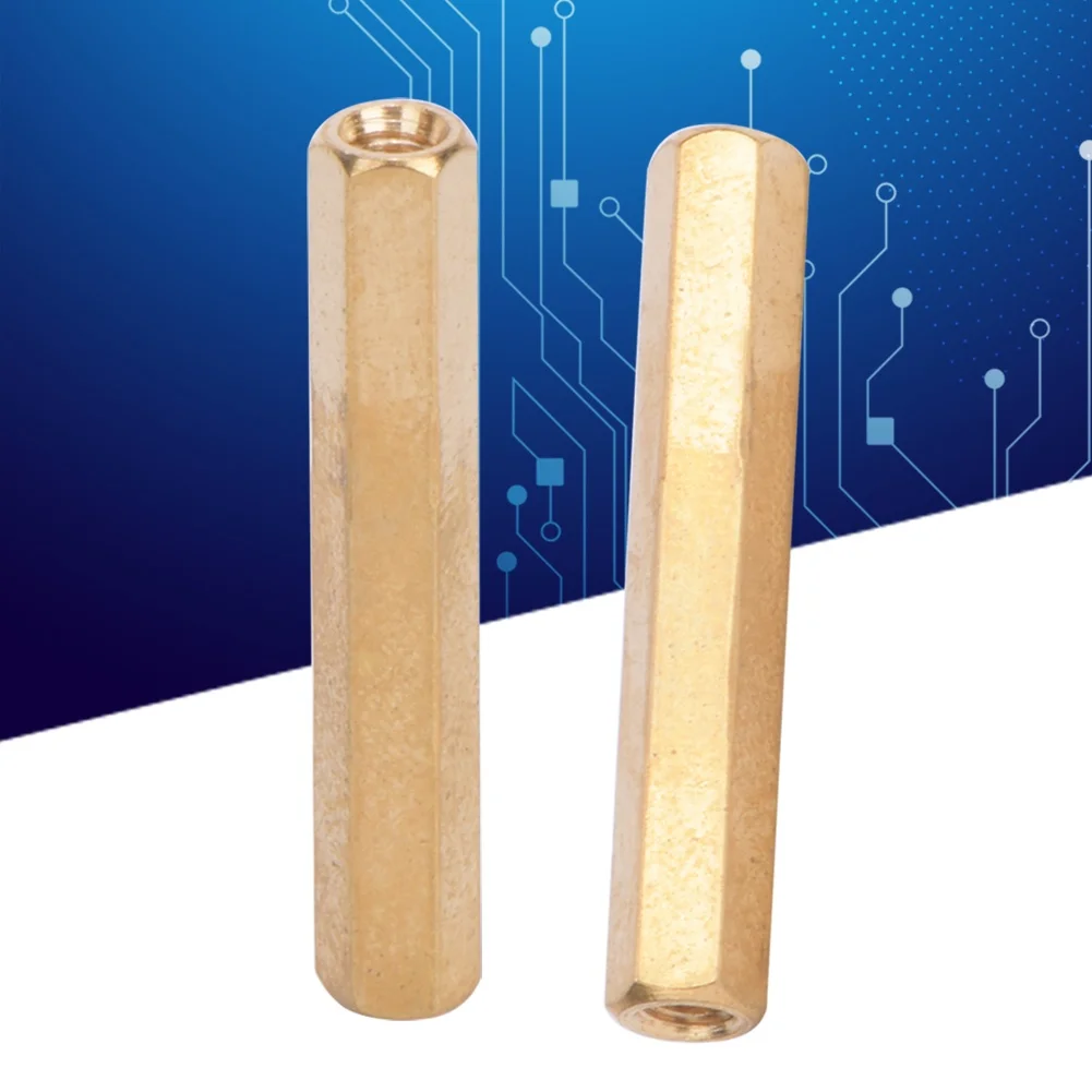 Motherboard Brass Standoff  Coupling Hex Nuts Accessories M3 2-Ways M3x5/6/8/10/12/15/20-5050Pcs M3 x 35