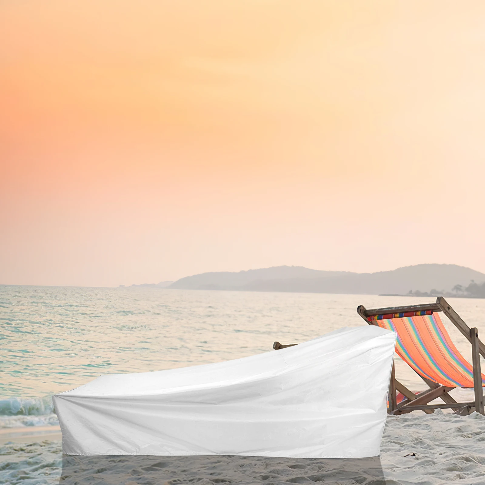 

Waterproof Recliner Chair Cover Oxford Material All Weather Protection for Sun Lounger Outdoor Patio Furniture Summer Uv Winter