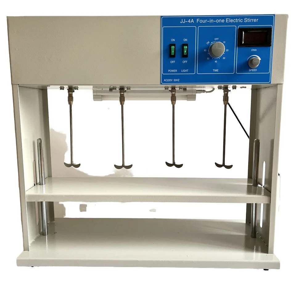 

StirrerJJ-4A Digital Flocculator Four Jar Test Apparatus Mixer Four-in-one Electric Stirrer With Beaker