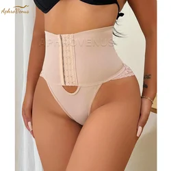 Fajas Women High Waist Tummy Control with Hooks Butt Lifter Thong Shapewear Panties Waist Trainer Underwear Slimming Shorts