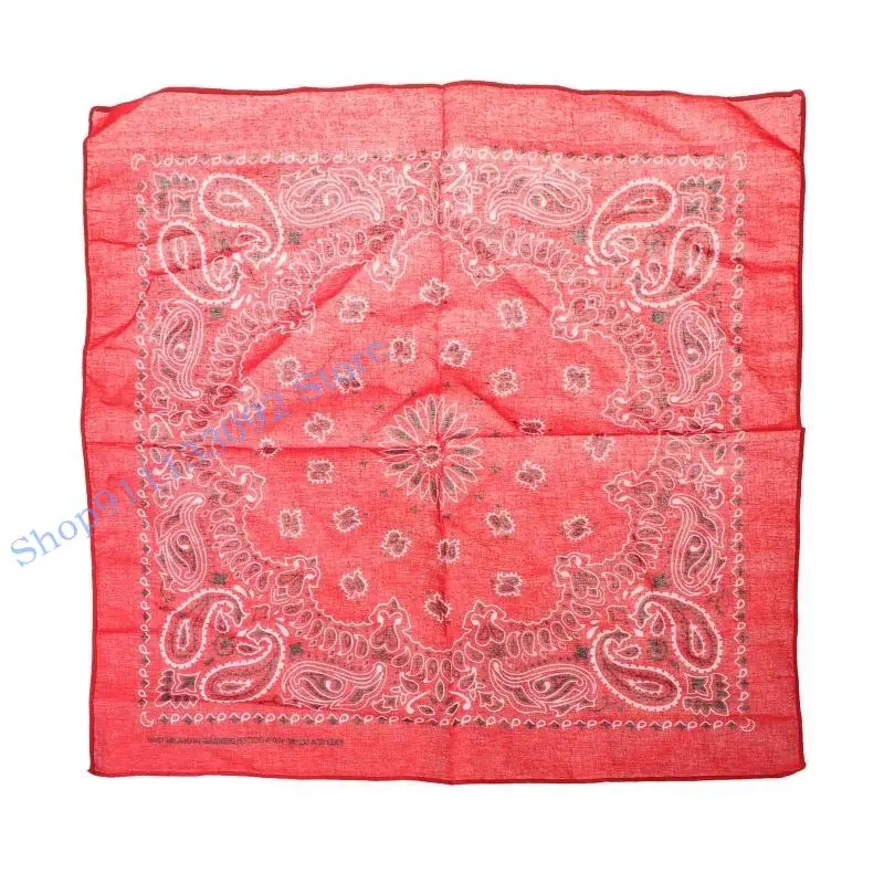 

H9ED Bandana Kerchief Unisex Hip Hop Paisley Floral Hair Band Seck Scorf Sport