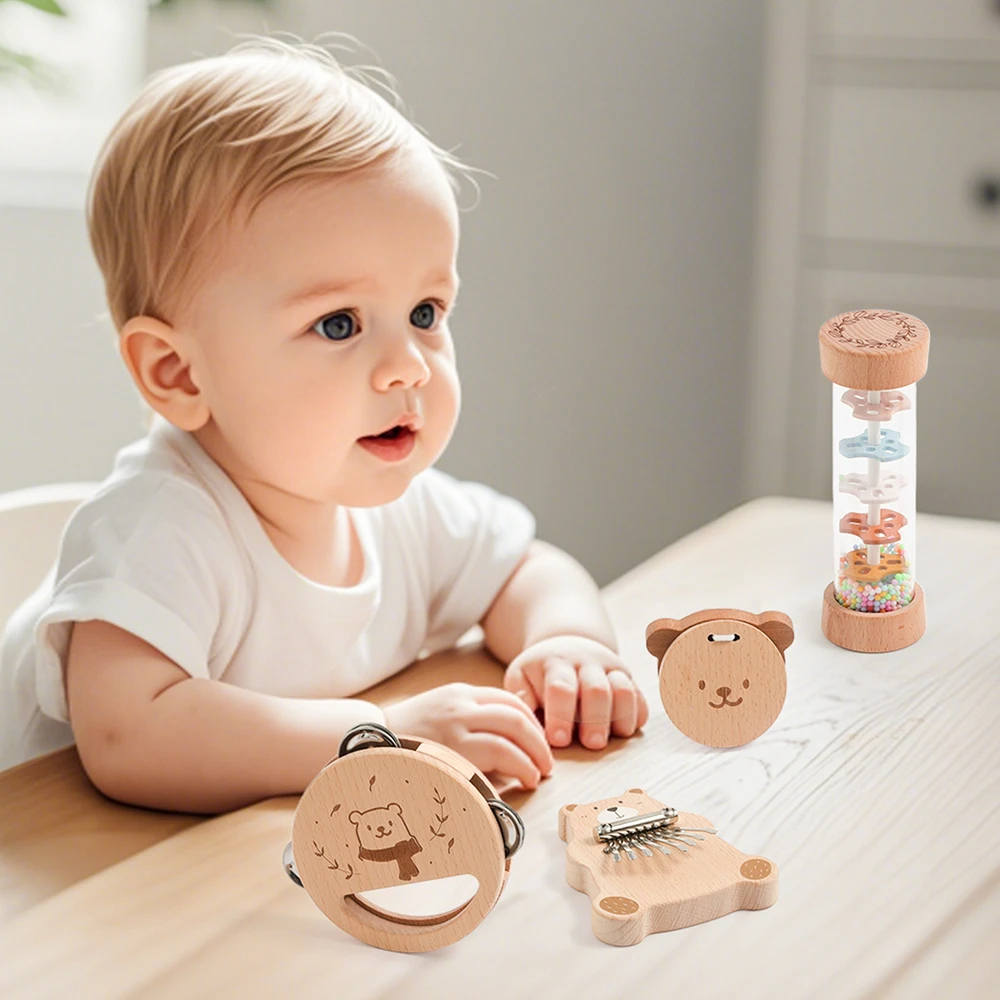 Alat Musik Kayu Bayi Mainan Mo - Musical Instrument Fiddle ulasan dan harga