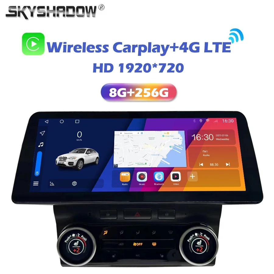 Carplay Auto Android 14.0 8G+256G QLED 1920*720 DSP Car DVD Player GPS WIFI Bluetooth RDS Radio For Chevrolet Camaro 2010-2015