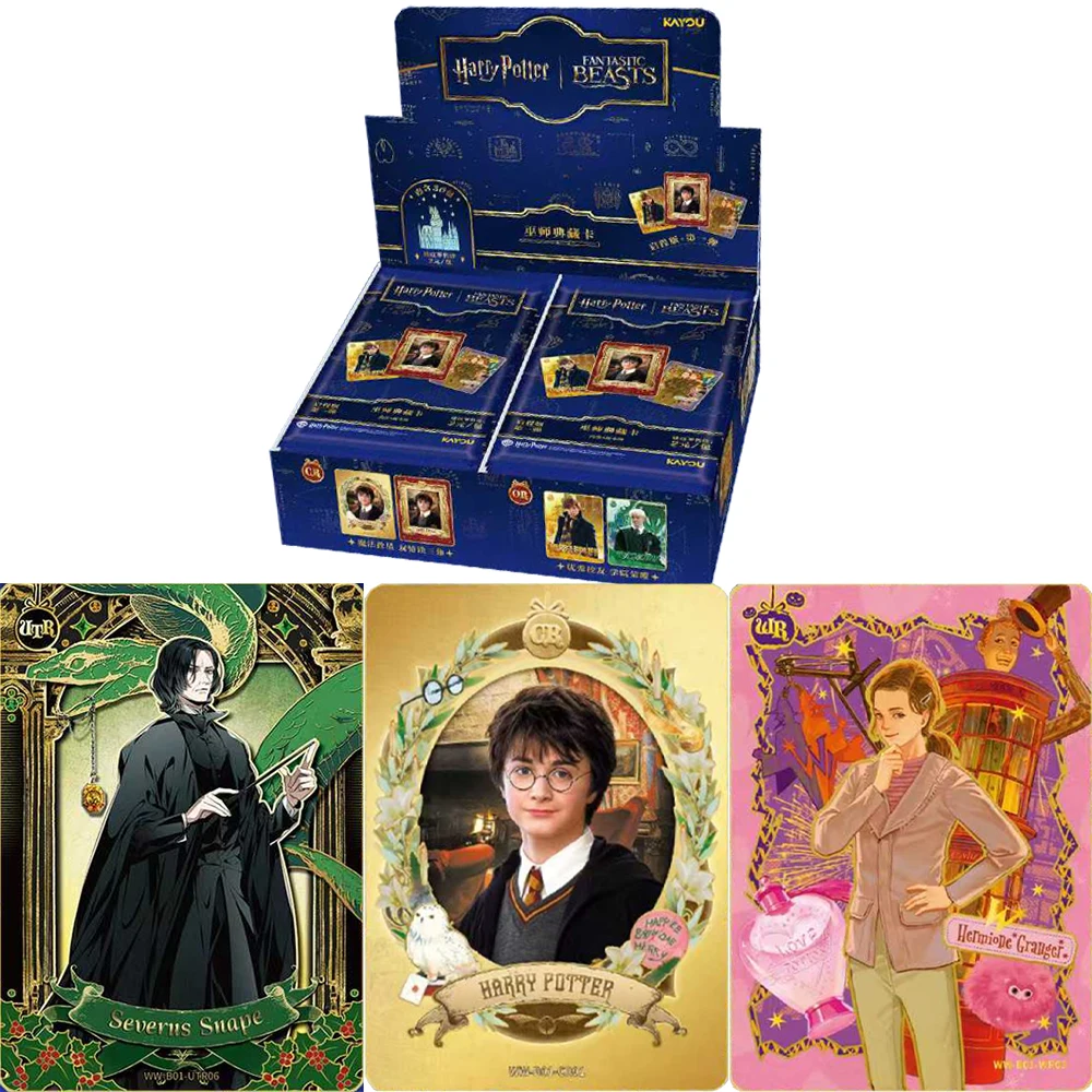 

KAYOU натуральная карта Гарри Поттера, серия волшебников, издание Departure Edition, редкая железная треугольная карта CR, волшебные коллекционные карты, подарки, игрушки