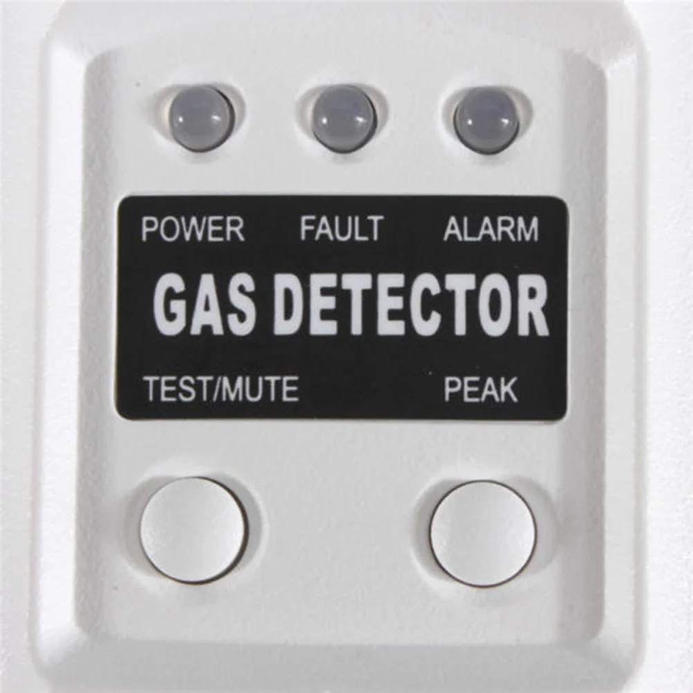 Natural Gas Propane Leak Sensor Home Gas Warning Alarm Eu Plug Loud Alarm LED Light Propane Leak Tester