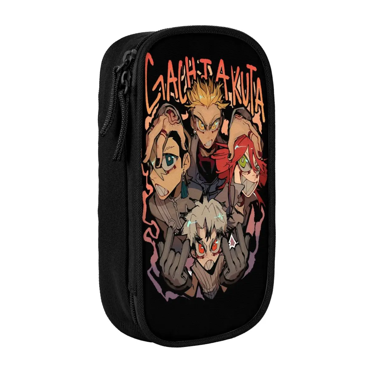 

Creative Gachiakuta Enjin Rudo Zanka Nijiku Riyo Reaper Pencil Cases Pencilcases Pen Holder Large Storage Bags Zipper Stationery