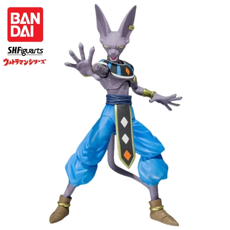 

In Stock Bandai S H Figuarts Original Dragon Ball Beerus Doll Brand New Boxed Action Figure Anime Characters Model Garage