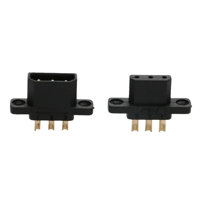 5 pares 500V 5A 3 pines conector macho hembra Terminal chapado en oro de cobre enchufe de alimentación de liberación rápida para piezas de modelo de coche Robot UAV RC