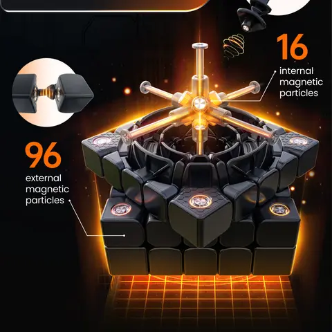 GAN 562 M 5X5 Magnetic Magic Speed Cube Stickerless Professional Fidget Toys GAN 562M Maglev UV Cubo Magico Puzzle