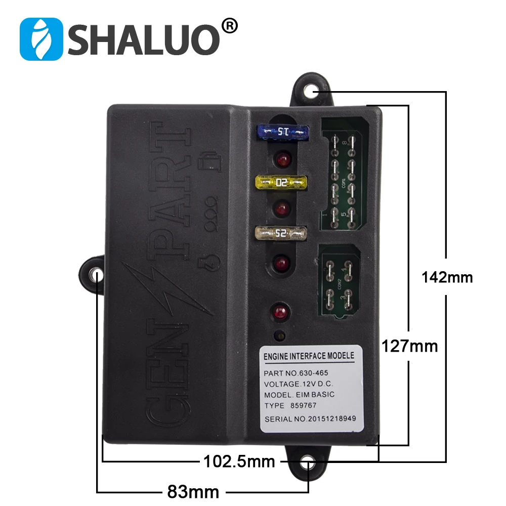 Imagem -02 - Eim Mais 630465 Gerador Diesel Módulo de Interface de Motor Controlador de Velocidade Painel Regulador de Motor Peças 630-466