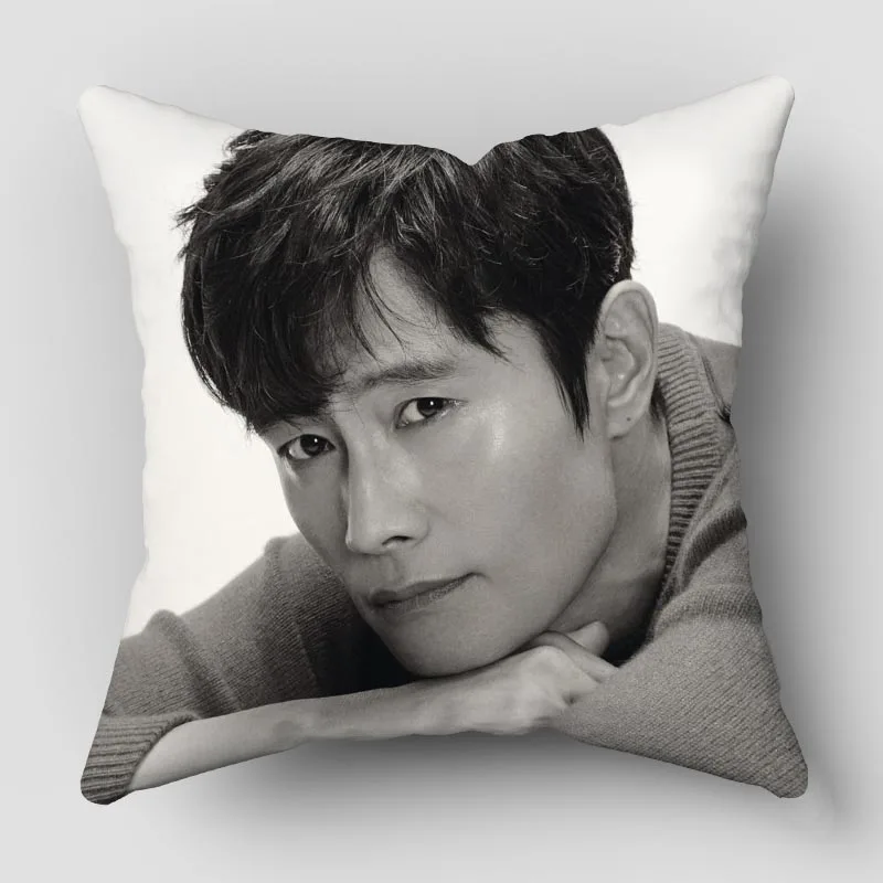 Musife Lee Byung Hun Pillowcase Art Square Zippered Pillow Cover 35*35,40*40,45*45cm wholesale