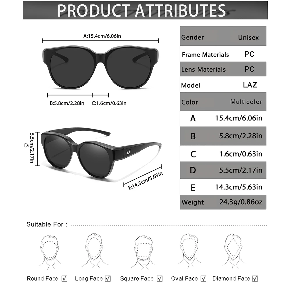 KAROS Round Frame Sunglasses with Classic PC, UV Protection, and Trendy Design for Driving Fishing Hiking Cycling, Unisex Fashio - Image 4