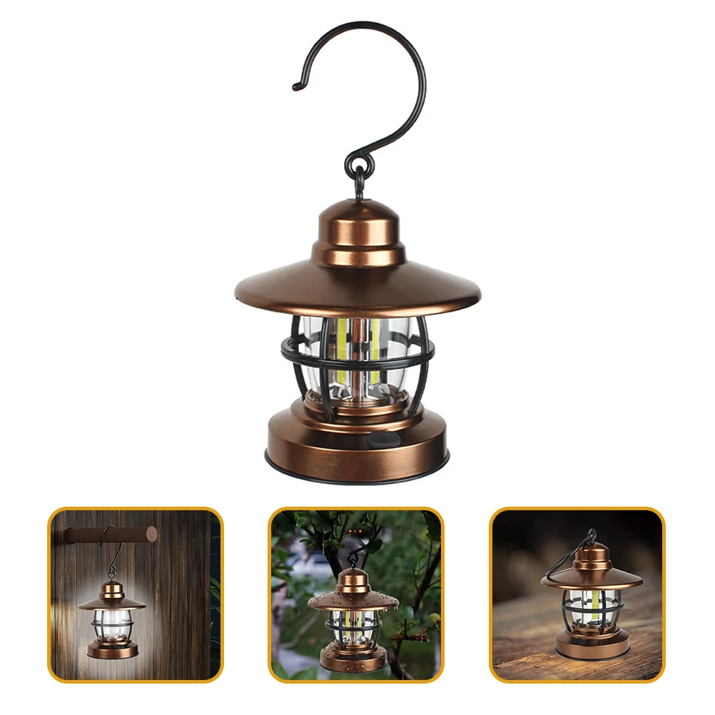 

Retro Lantern Metal Camping Hiking Hunting Fishing Portable Tent Outdoor Lantern Light Light Lamp Outdoor Lighting