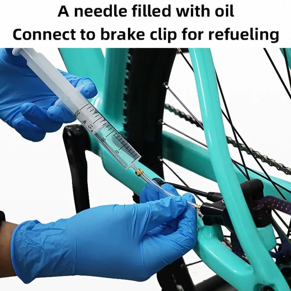 Plastic Hydraulic Brake Oil Disc Tool Yellow High Performance Bicycle Brake Mineral Tool Mountain Bicycle Lubricating Oil