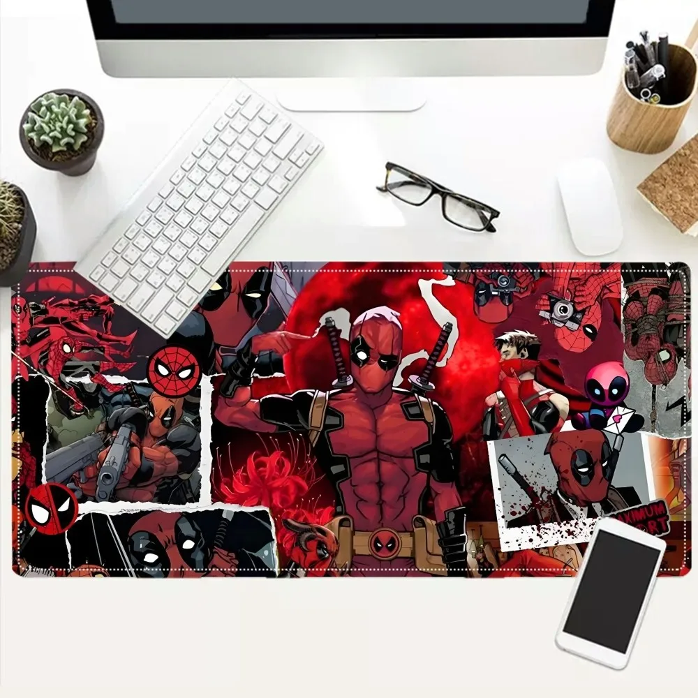 D-Deadpool Movie Mousepad Mouse Pad Laptop Gaming Accessories Mousepad Large Desk Mat Computer Gamer Keyboard Rug Carpet