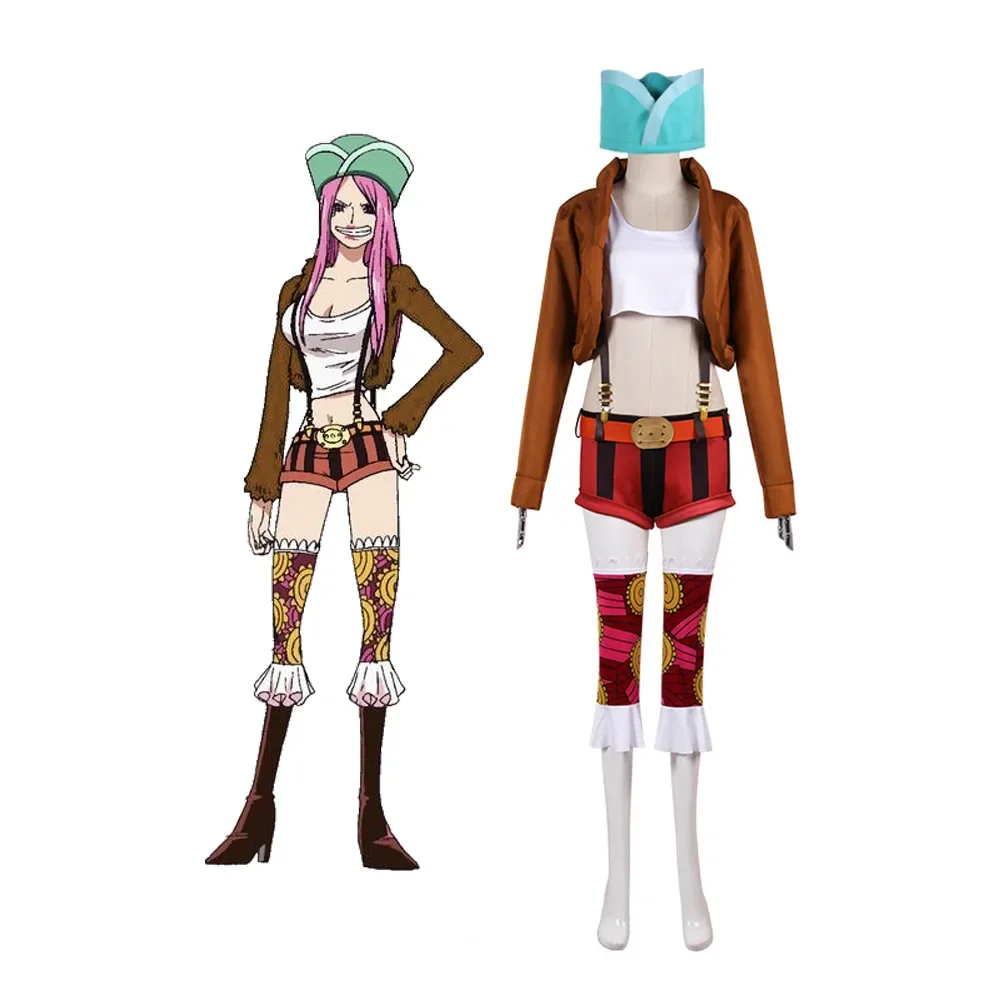 Anime  Jewelry Bonney Cosplay Costume Full Set Custom Made Any Size