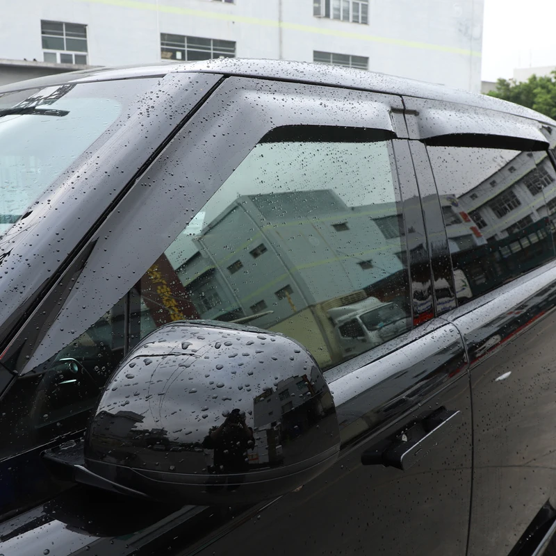 Side Window Deflector Exterior Weather Shield Shelters Wind Rain Shade Visor Guard for Land Rover Range Rover Vogue 2023