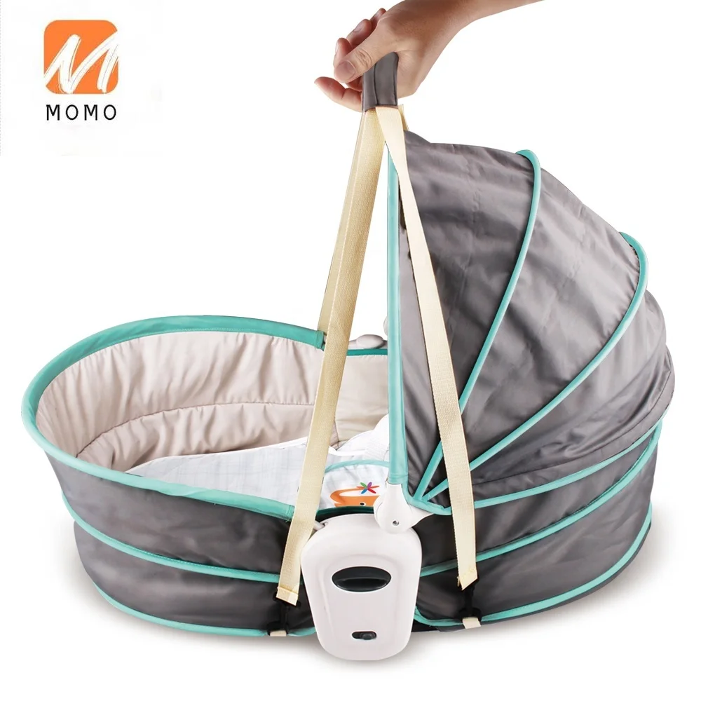 5 In 1 foldable bed crib sleeping cradle swing rocking portable baby bassinet