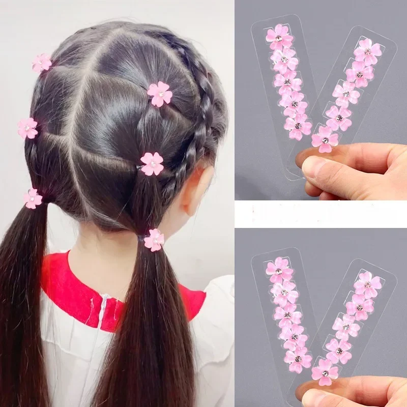 

10pcs/set Mini Flower Hair Claw Children Elegant Sweet Cute Hair Clips Girls Princess Hair Clips Headwear Kids Style Accessories