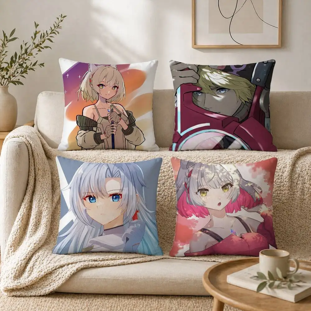 

Game Xenoblade Chronicles 2 Pillow Case for Sofa Living Room Home office Decor Protective Cover