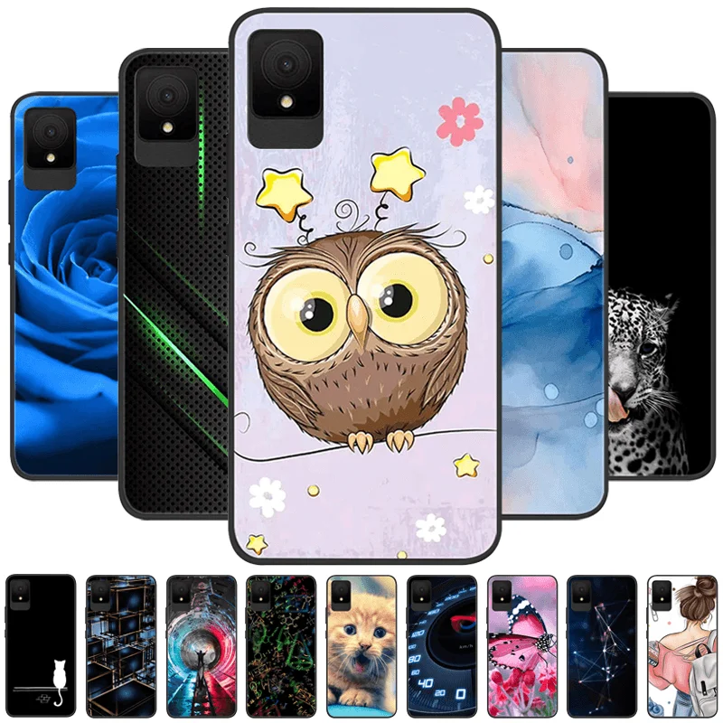 For TCL 502 Case K11 T432W Soft TPU Protective Silicone Phone Shell For TCL 503 501 Shockproof Coque Bumper Cover Fashion Luxury