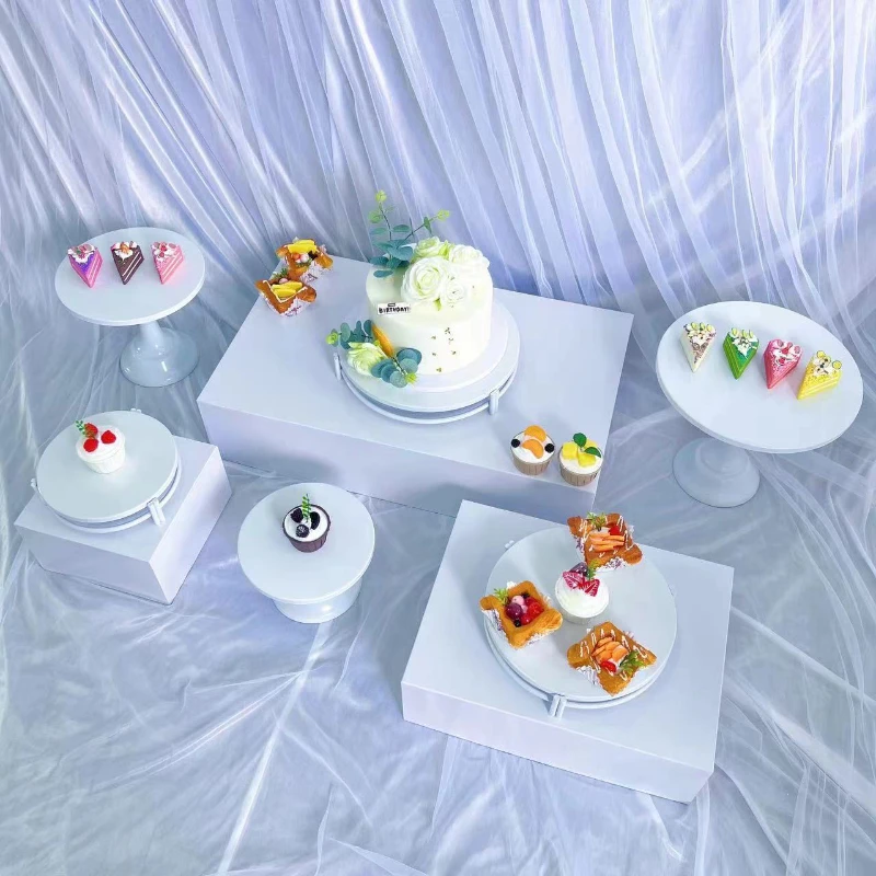 Luxury Party Cake Bar Plate Dessert Table Buffet Party Wedding Favors Craft Centerpiece Hotel Feast Cake Food Drink Fruit Holder