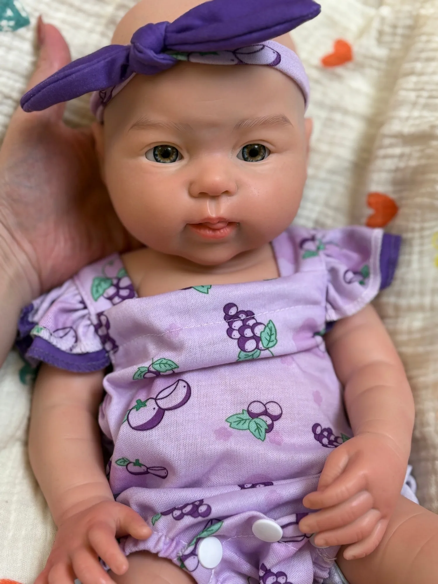 1PC/2 Styles Handmade Silicone Toy Reborn Doll - Unpainted/Painted Washable Realistic Anatomically Accurate Playful Gift Doll - view 2