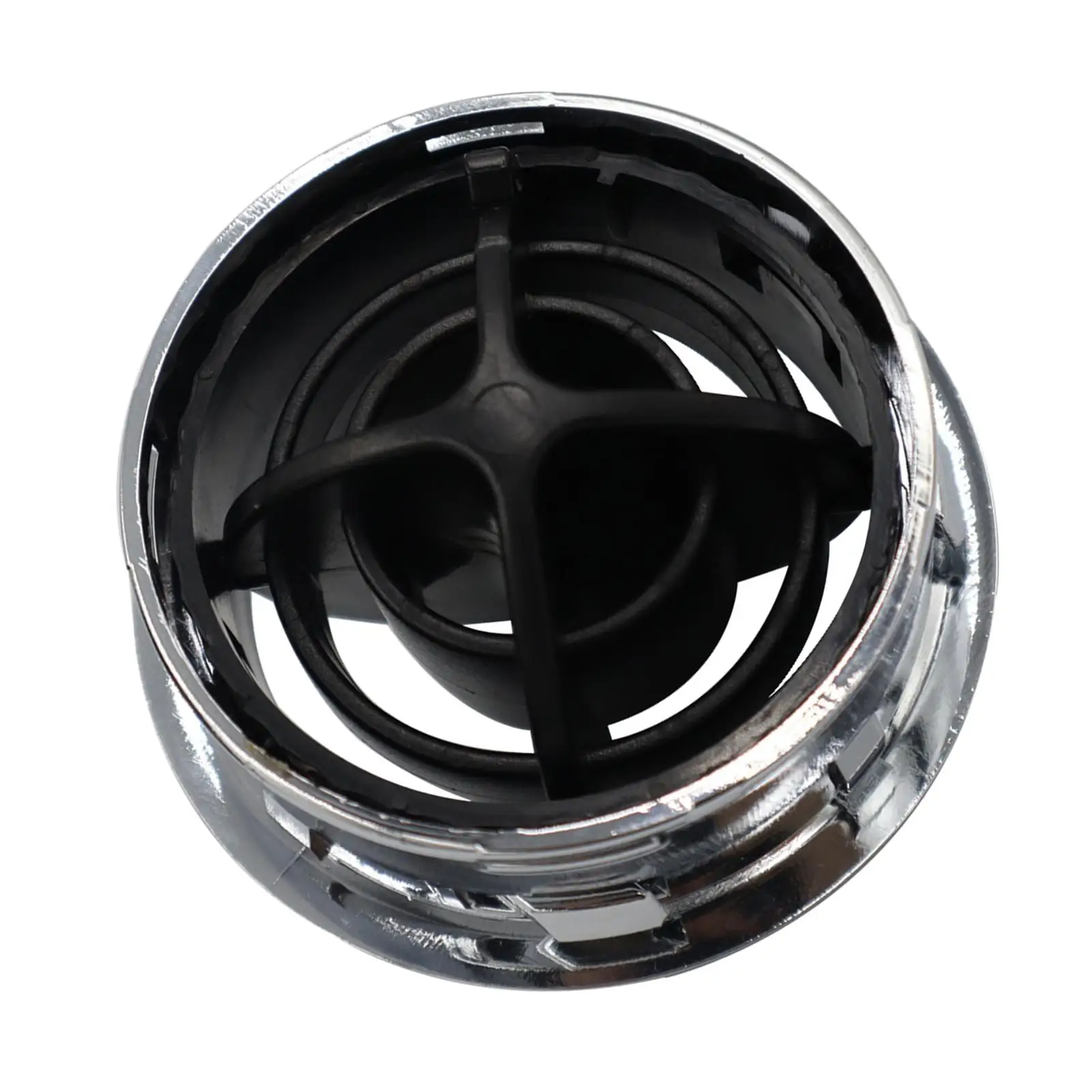Black Round Air Vent Deflector Louvered Outlet Side Roof for Bus RV Yacht ATV Motorhomes Coach ABS Universal Replacement Part