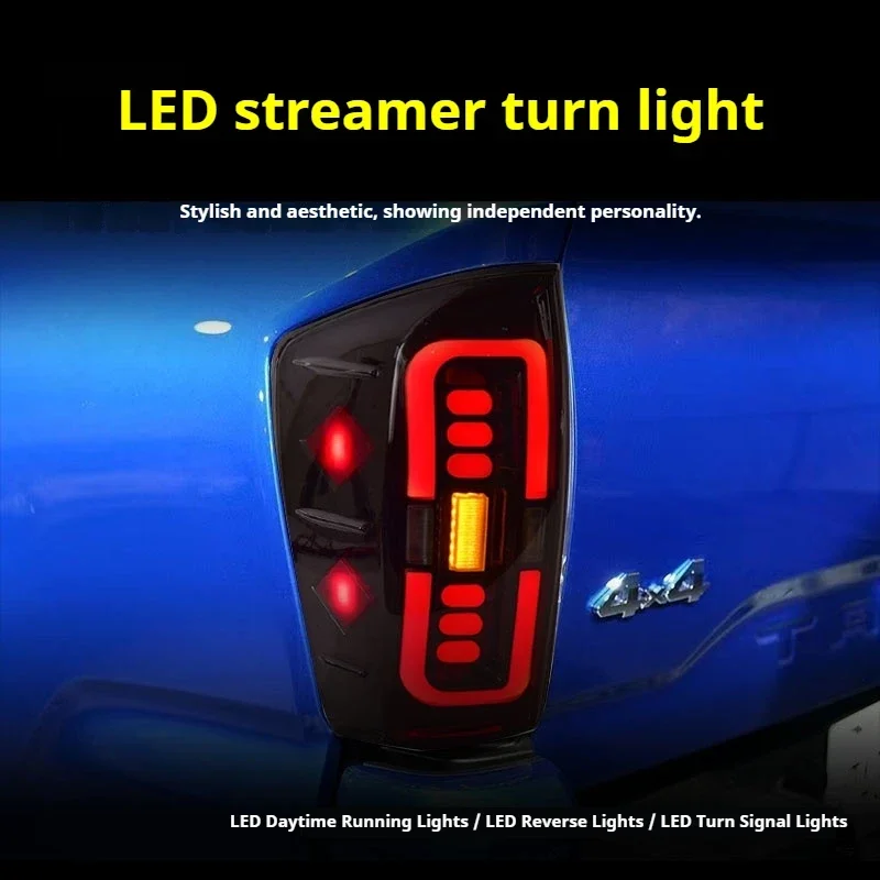 

FT Car Lights ForToyota Tacoma Taillights 2015-2023 Upgrade LED Tail Lamp Dynamic Turn Signal Light Car Taillights Assembly