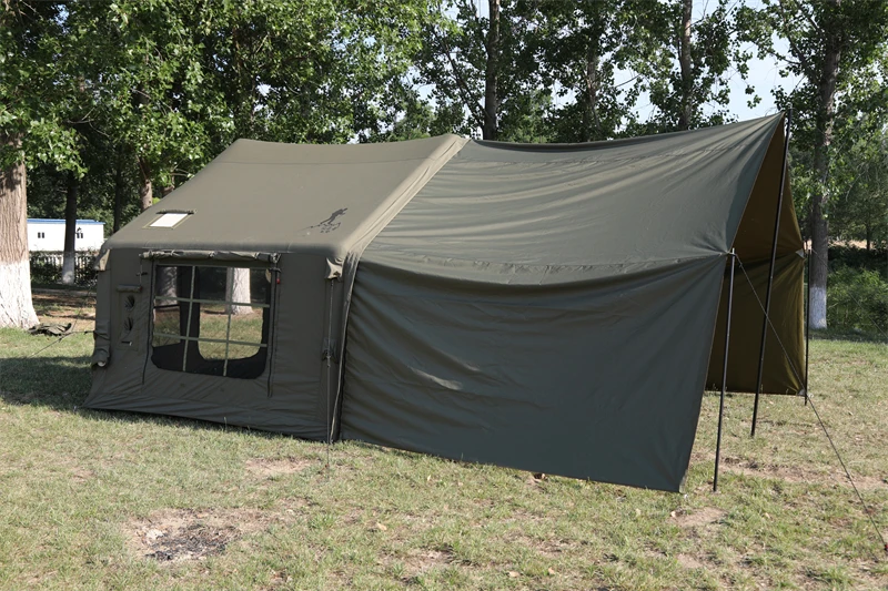 เต็นท์แคมป์ปิ้งเป่าลมกันน้ำสุด - Outdoor Adventure Tent บทวิจารณ์และราคา